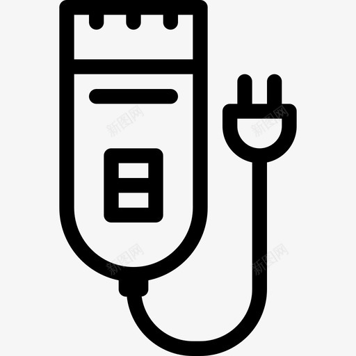 理发器理发店4直发图标svg_新图网 https://ixintu.com 理发器 理发店4 直发