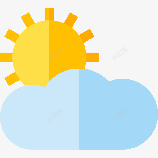 太阳自然54度平坦图标svg_新图网 https://ixintu.com 太阳 平坦 自然54度
