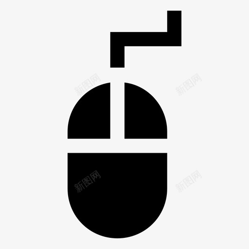 鼠标点击计算机设备图标svg_新图网 https://ixintu.com 响应用户界面UI矢量图标 点击 系统附件 计算机硬件 计算机设备 输入设备 鼠标