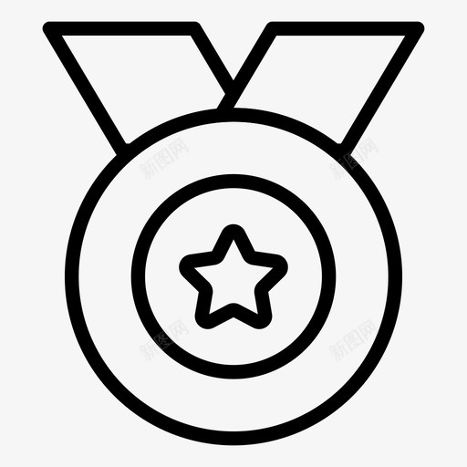 奖牌比赛奖杯图标svg_新图网 https://ixintu.com 奖杯 奖牌 比赛 游戏瘦 赢家