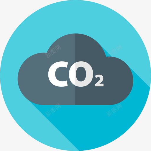 二氧化碳工业38平坦图标svg_新图网 https://ixintu.com 二氧化碳 工业38 平坦