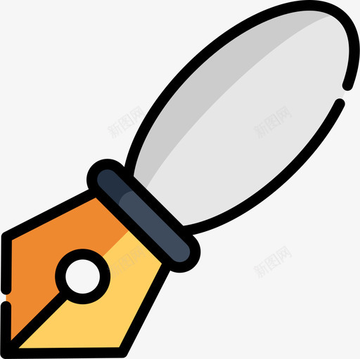 钢笔平面师4线颜色图标svg_新图网 https://ixintu.com 平面设计师4 线颜色 钢笔