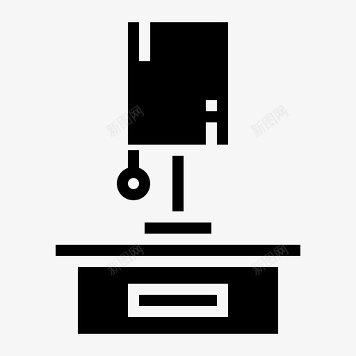 台灯抽屉家具图标svg_新图网 https://ixintu.com 台灯 家具 家具套装 抽屉 灯具
