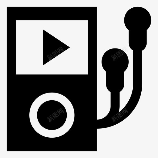 用户界面音乐播放器图标svg_新图网 https://ixintu.com 用户界面 音乐播放器