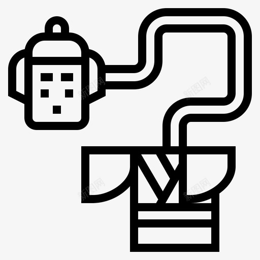 罗库库比艺妓鬼魂图标svg_新图网 https://ixintu.com 日本 罗库库比 般若 艺妓 鬼怪 鬼魂