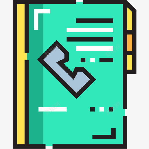 议程联系人7线性颜色图标svg_新图网 https://ixintu.com 线性颜色 联系人7 议程