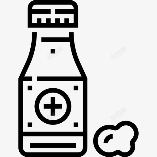 酒精制药18线性图标svg_新图网 https://ixintu.com 制药18 线性 酒精