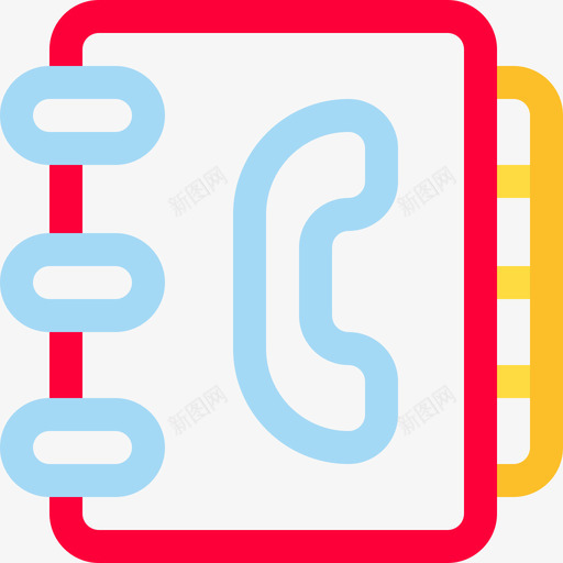 议程联系我们22线性颜色图标svg_新图网 https://ixintu.com 线性颜色 联系我们22 议程