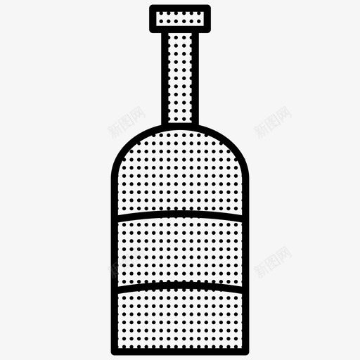 瓶酒杂点图标svg_新图网 https://ixintu.com 杂点 瓶 酒