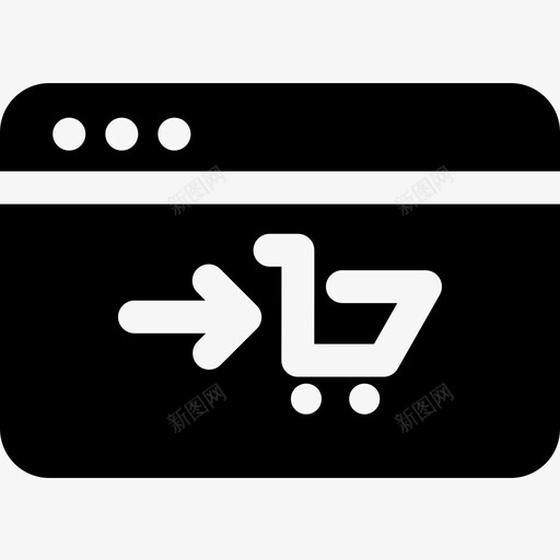 在线购物电子商务61已填充图标svg_新图网 https://ixintu.com 在线购物 已填充 电子商务61