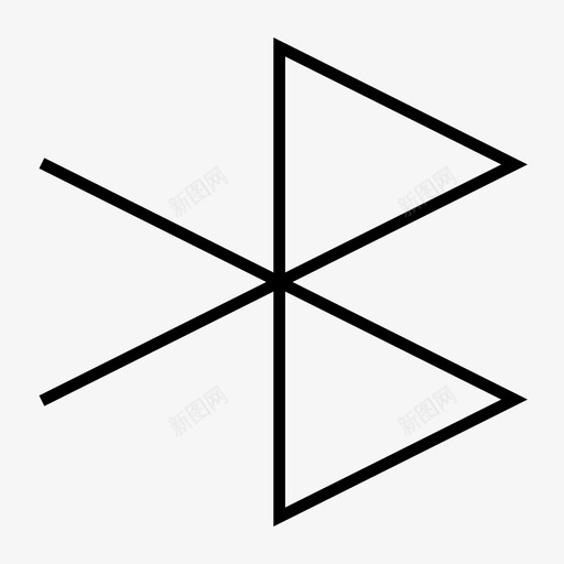 蓝牙媒体共享共享图标svg_新图网 https://ixintu.com 共享 媒体共享 技术 用户界面粗体 蓝牙