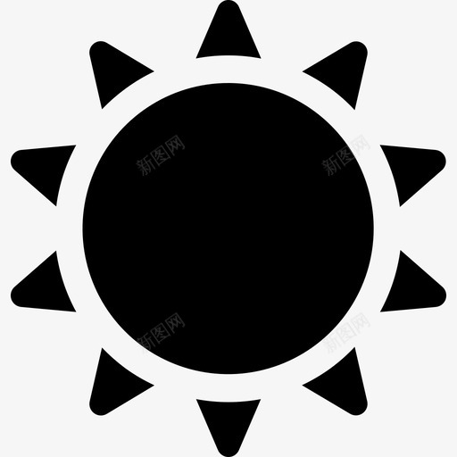 阳光炎热季节图标svg_新图网 https://ixintu.com 夏季 天气 季节 季节实心图标 炎热 阳光