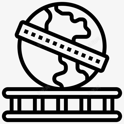 电影娱乐制片图标svg_新图网 https://ixintu.com 制片 娱乐 工作室 电影 美国电影公司