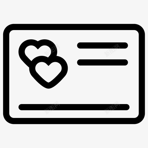 婚礼请柬卡片情侣图标svg_新图网 https://ixintu.com 卡片 婚礼请柬 情侣 浪漫路线 爱情