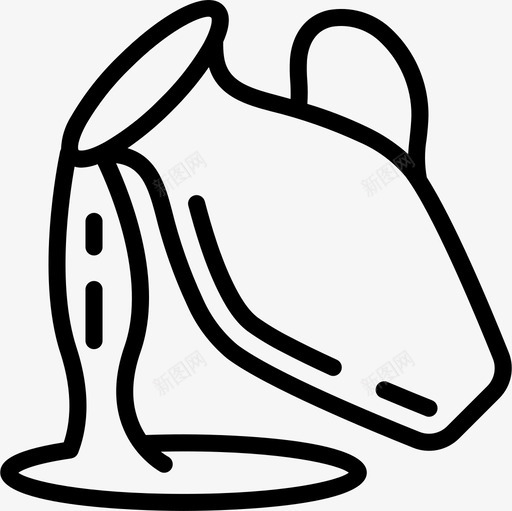 水瓶座天文学11直线型图标svg_新图网 https://ixintu.com 天文学11 水瓶座 直线型