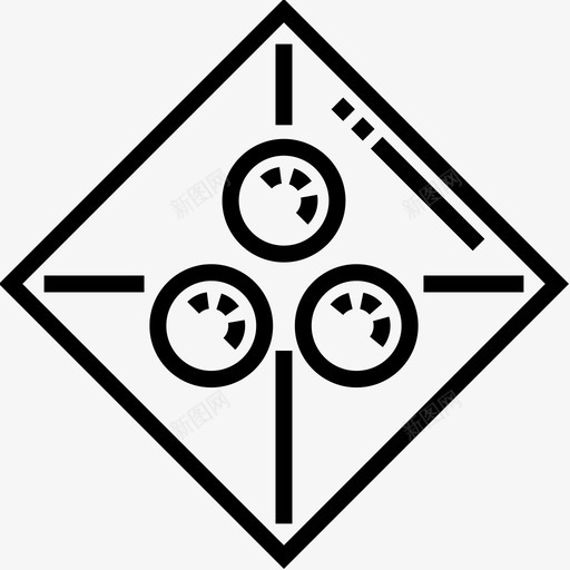 炸弹忍者23线性图标svg_新图网 https://ixintu.com 忍者23 炸弹 线性