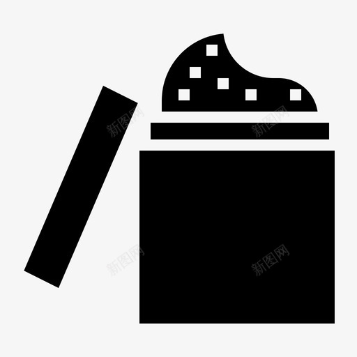 磨砂膏凝胶慕斯图标svg_新图网 https://ixintu.com 凝胶 慕斯 水疗 磨砂膏 酒店和水疗固体