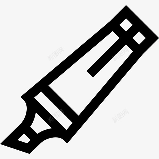 荧光笔返校34岁直系人图标svg_新图网 https://ixintu.com 直系人 荧光笔 返校34岁
