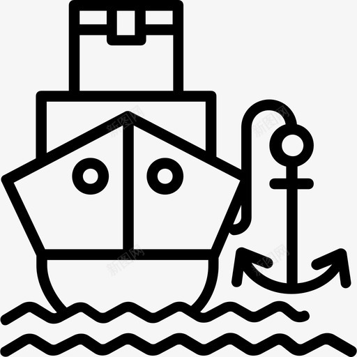运输物流和交付浅圆形图标svg_新图网 https://ixintu.com 浅圆形 物流和交付 运输