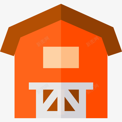 谷仓智能农场公寓图标svg_新图网 https://ixintu.com 公寓 智能农场 谷仓