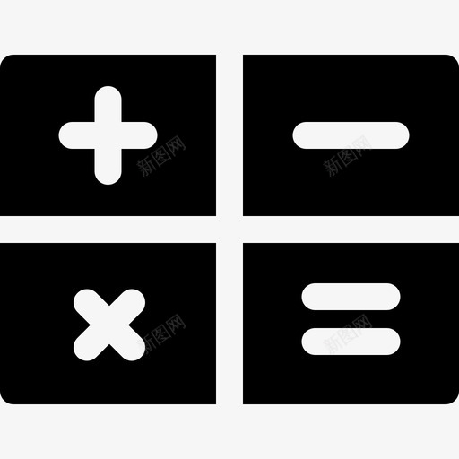 计算器计算机功能3填充图标svg_新图网 https://ixintu.com 填充 计算器 计算机功能3