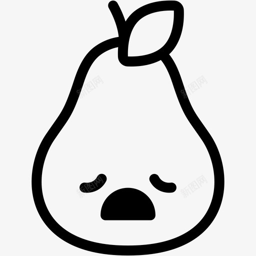 试过了表情情绪图标svg_新图网 https://ixintu.com 情绪 感觉 梨 梨表情线 表情 试过了