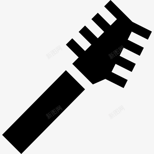 梳子化妆品8填充图标svg_新图网 https://ixintu.com 化妆品8 填充 梳子