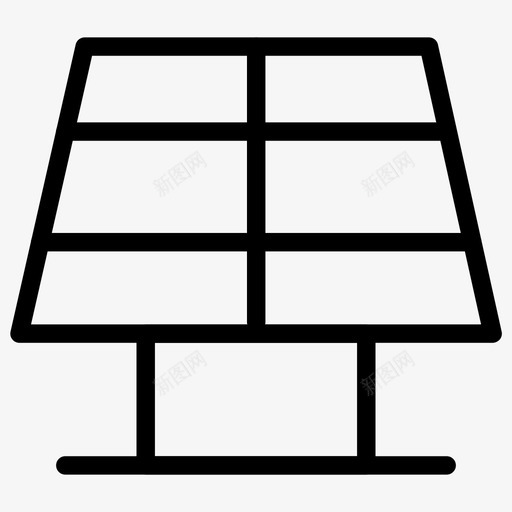 太阳能电池板能源太阳能图标svg_新图网 https://ixintu.com 太阳能 太阳能电池板 绿色能源灯 能源