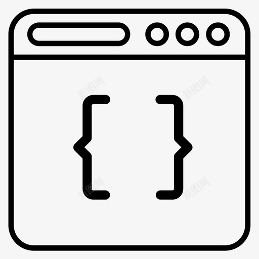 开发者代码窗口脚本图标svg_新图网 https://ixintu.com web开发者 代码窗口 开发者 标签 脚本