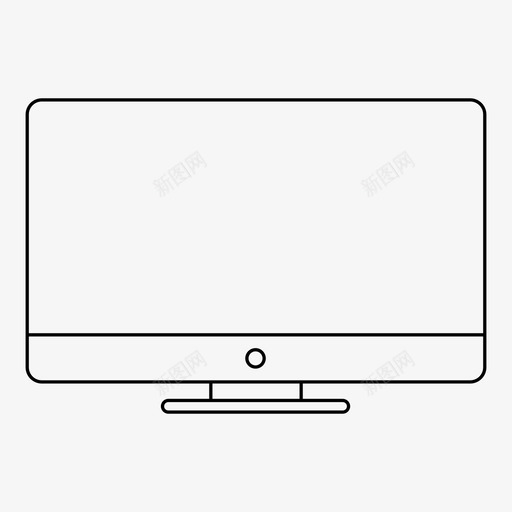 imac苹果电脑图标svg_新图网 https://ixintu.com imac 台式机 技术 电脑 苹果 设备