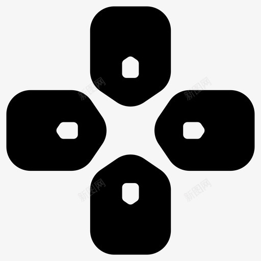 按钮控制器d盘图标svg_新图网 https://ixintu.com d盘 按钮 按键 控制器 游戏 游戏实心