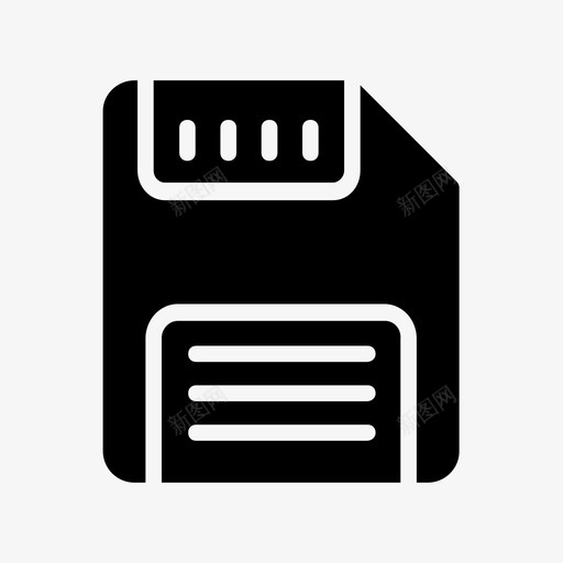 软盘磁盘内存图标svg_新图网 https://ixintu.com 内存 存储 开发 磁盘 软盘