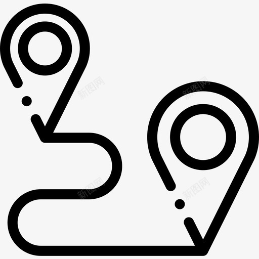 线路位置53直线图标svg_新图网 https://ixintu.com 位置53 直线 线路