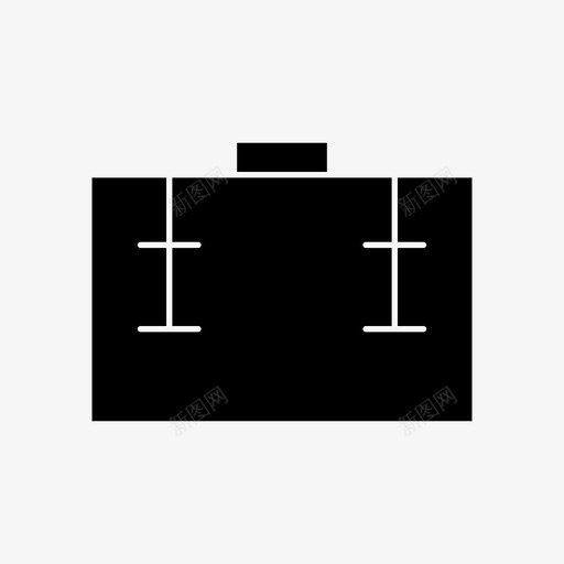 手提箱包行李架图标svg_新图网 https://ixintu.com 假日标志 包 手提箱 行李架 行李箱