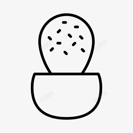 仙人掌装饰自然图标svg_新图网 https://ixintu.com 仙人掌 植物 盆栽植物 自然 装饰