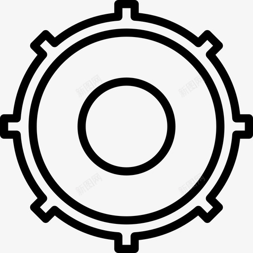 鼓音乐和乐器9线性图标svg_新图网 https://ixintu.com 线性 音乐和乐器9 鼓