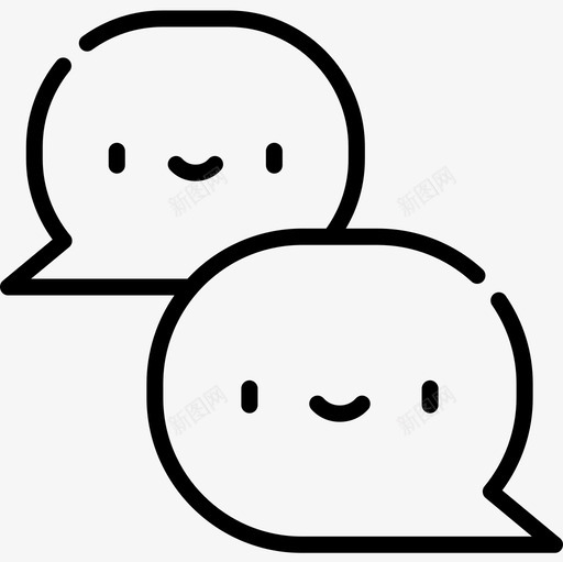 聊天动机6直系图标svg_新图网 https://ixintu.com 动机6 直系 聊天