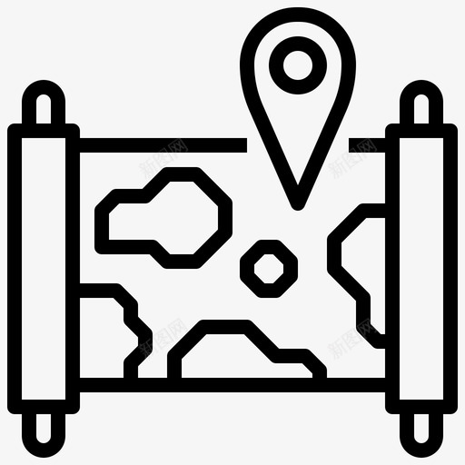 世界地图地图学大陆图标svg_新图网 https://ixintu.com 世界地图 地图和位置 地图学 地球 大陆 考古学大纲