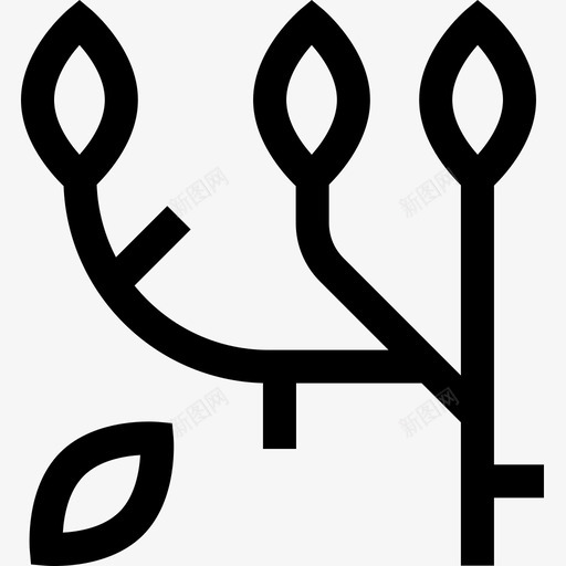 枝秋性6直生图标svg_新图网 https://ixintu.com 枝 直生 秋性6