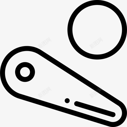 弹球27号游戏直线型图标svg_新图网 https://ixintu.com 27号游戏 弹球 直线型