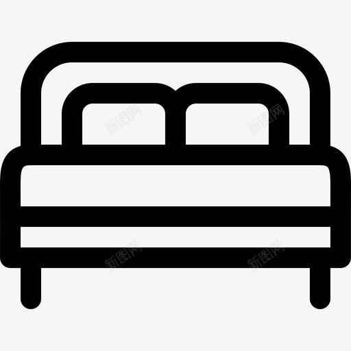 床酒店服务32直系图标svg_新图网 https://ixintu.com 床 直系 酒店服务32