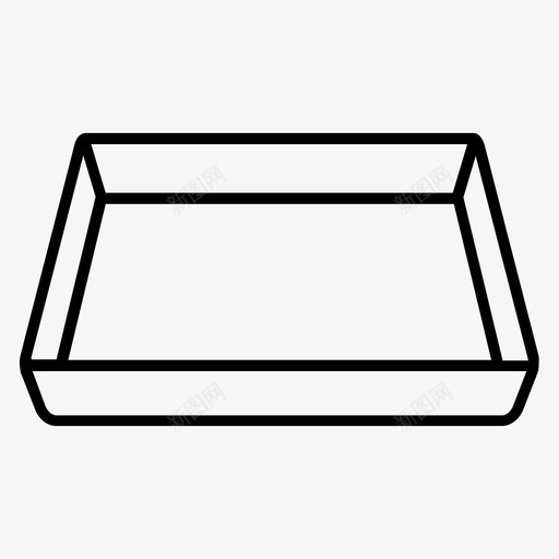 烤盘厨房用具蛋糕罐图标svg_新图网 https://ixintu.com 厨房用具 烤盘 蛋糕罐