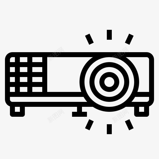 投影仪多媒体演示图标svg_新图网 https://ixintu.com 多媒体 屏幕 幻灯片 投影仪 演示
