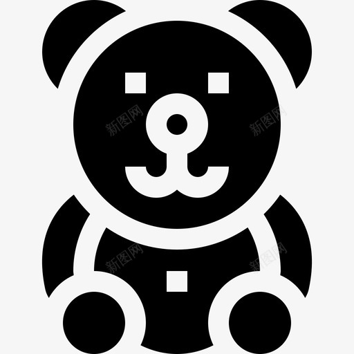 泰迪熊促销礼品2填充图标svg_新图网 https://ixintu.com 促销礼品2 填充 泰迪熊