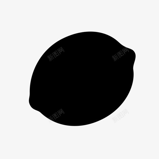 柠檬柑橘类水果果皮图标svg_新图网 https://ixintu.com 果皮 柑橘类水果 柠檬 水果 蔬菜