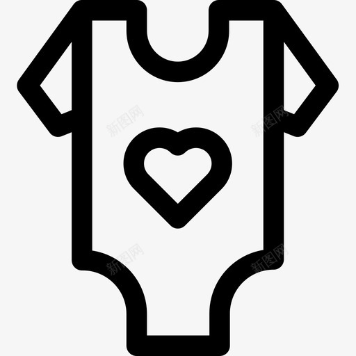 婴儿服装婴儿67岁直系图标svg_新图网 https://ixintu.com 婴儿67岁 婴儿服装 直系