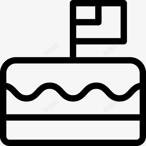 蛋糕独立日2直系图标svg_新图网 https://ixintu.com 独立日2 直系 蛋糕