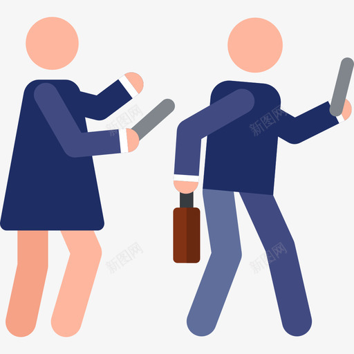 商人商业象形图2颜色图标svg_新图网 https://ixintu.com 商业象形图2 商人 颜色