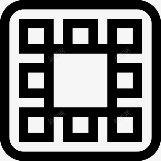 华夫饼甜点和糖果3直系图标svg_新图网 https://ixintu.com 华夫饼 甜点和糖果3 直系
