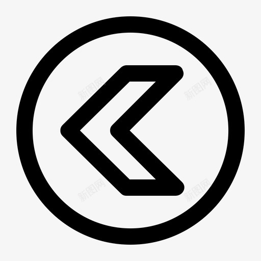 圆形用户界面方向ui图标svg_新图网 https://ixintu.com ui ux 圆形用户界面 形状 方向
